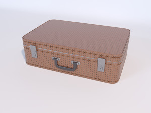 vintage suitcase 3Dモデル