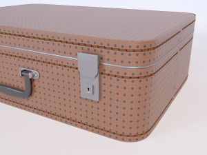 vintage suitcase 3Dモデル