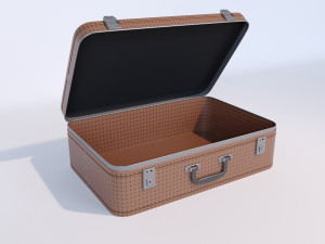 vintage suitcase 3Dモデル