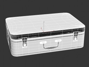 vintage suitcase 3Dモデル