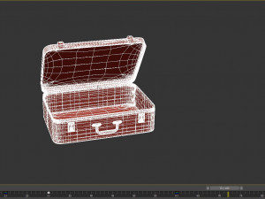 vintage suitcase 3Dモデル