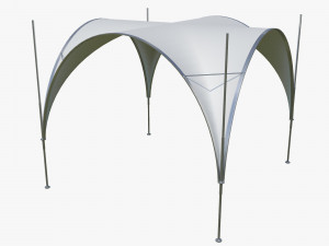 event tent square 3D Model