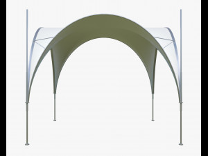 event tent square Modelo 3D