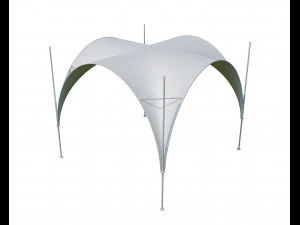 event tent square 3D Model