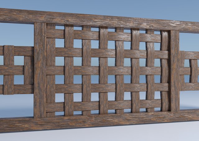 wicker border Modèle 3D .c4d .max .obj .3ds .fbx .stl .blend 