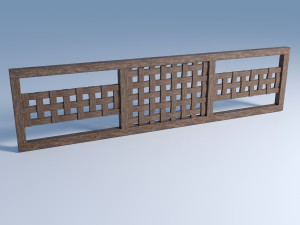 wicker border Modèle 3D