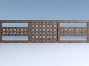 wicker border Modèle 3D