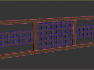 wicker border Modèle 3D
