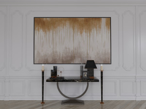 white interior 3D-Modell