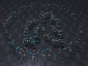 sticks for street decoration 3D 模型