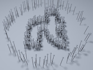 sticks for street decoration 3D 模型