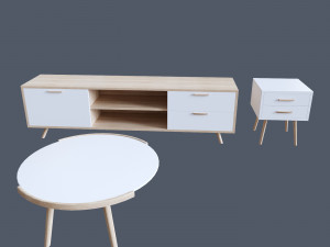 furniture set 3D 모델