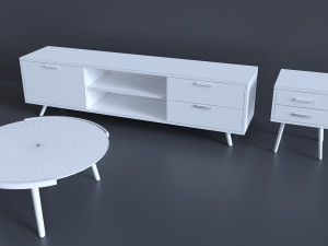 furniture set Modelo 3D