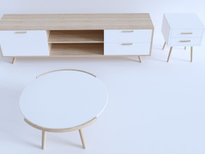 furniture set Modelo 3D