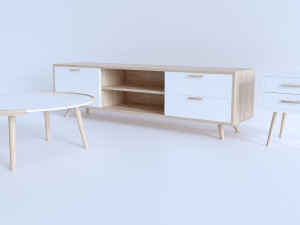 furniture set Modelo 3D