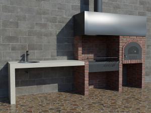 barbecue Modèle 3D