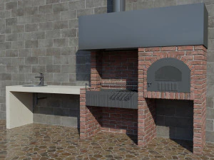 बारबेक्यू 3D मॉडल