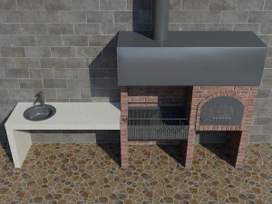 बारबेक्यू 3D मॉडल