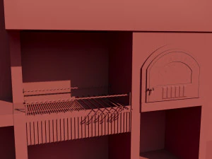 बारबेक्यू 3D मॉडल