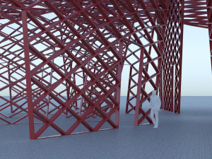 parametric stand park Modelo 3D