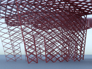 parametric stand park Modelo 3D