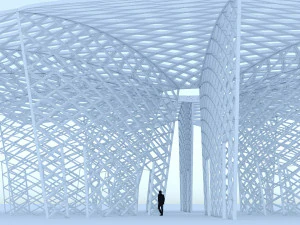 parametric stand park 3D Model
