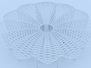 parametric stand park Modelo 3D
