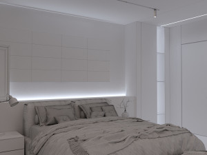 young dark bedroom 3D Modell