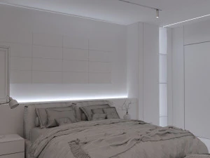 young dark bedroom 3D Model