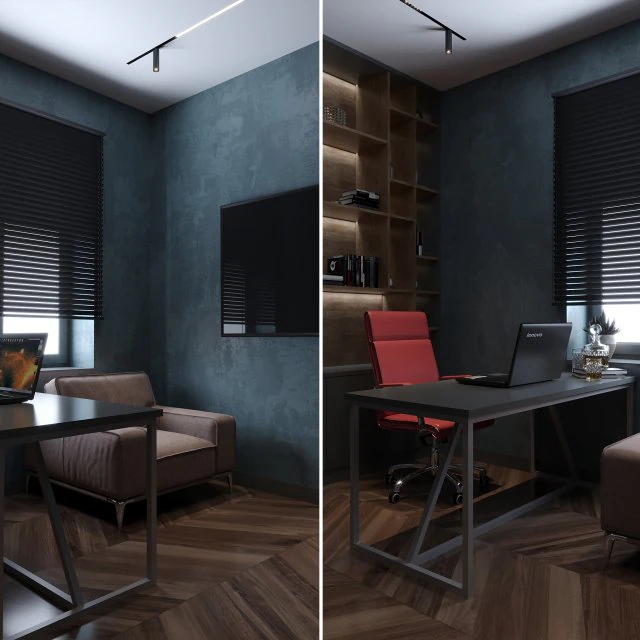 workplace room 3D Model .c4d .max .obj .3ds .fbx .stl .blend