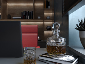 workplace room 3D 模型