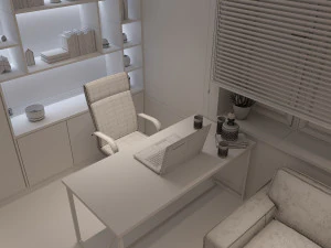 workplace room 3D Model