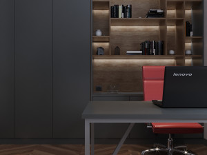 workplace room 3D 模型