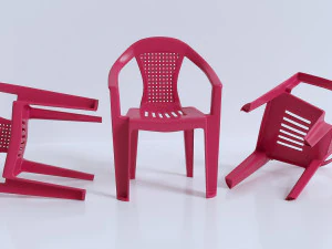 plastic chair 3D Model