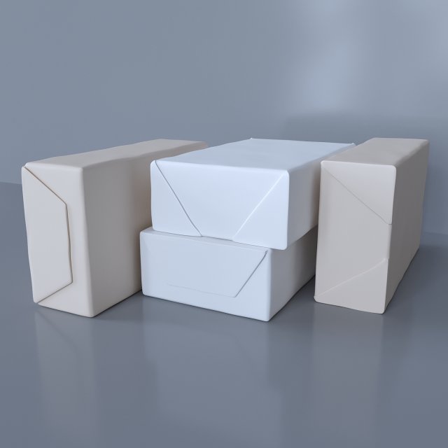 butter pack 3D मॉडल .c4d .max .obj .3ds .fbx .stl .blend 