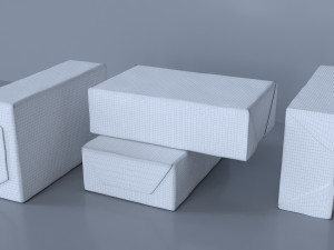 butter pack 3D मॉडल
