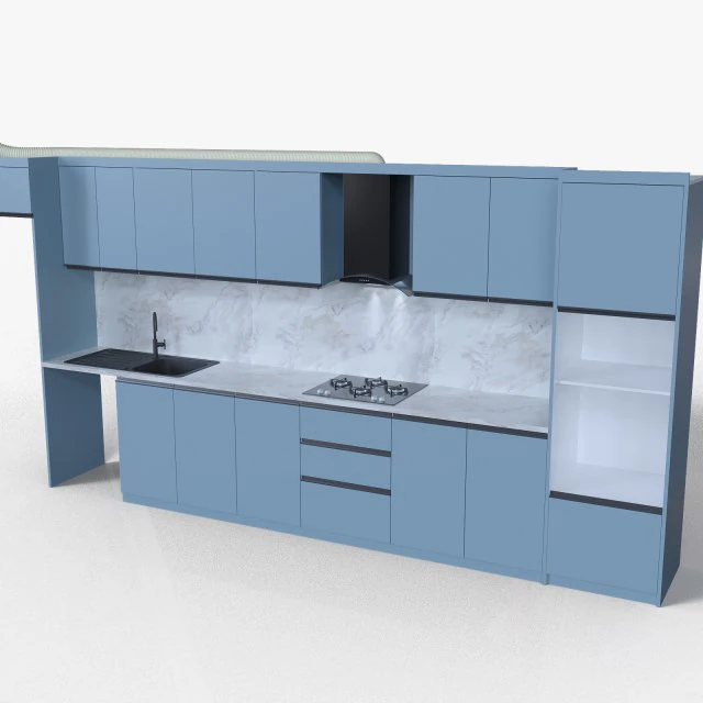 kitchen furniture 3D Model .c4d .max .obj .3ds .fbx .stl .blend
