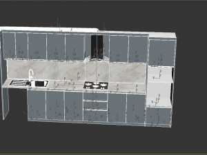 kitchen furniture Modèle 3D