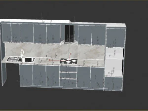 kitchen furniture 3D Model