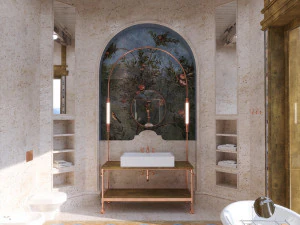 Bathroom in a Provance style 3D Model