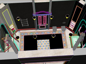 Bathroom in a Provance style 3D Model