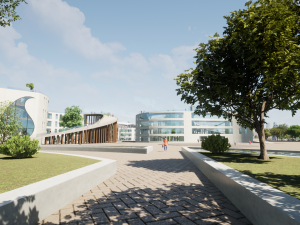 buta building concept Model 3D