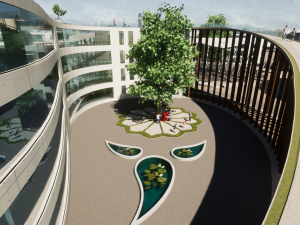 buta building concept Model 3D