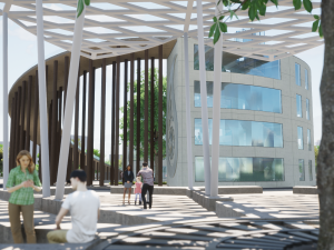 buta building concept Model 3D