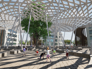 buta building concept Model 3D
