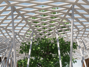 buta building concept Model 3D