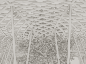 buta building concept Model 3D
