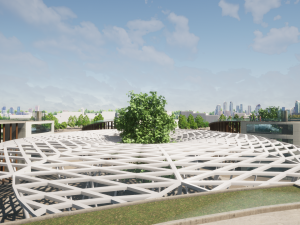 buta building concept Model 3D