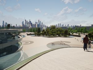 buta building concept Model 3D