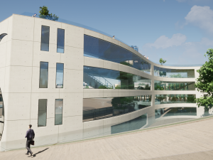 buta building concept Model 3D